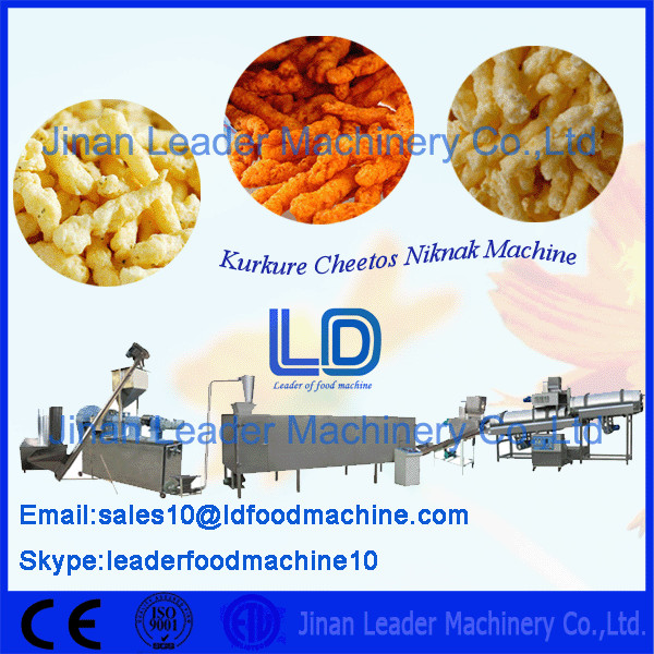 Boucles Kurkure de maïs d'acier inoxydable faisant la machine pour faire les casse-croûte 125kg/h de torsion