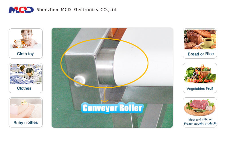 Détecteur de métaux magnétique électronique de bande de conveyeur avec l'alarme de lampe de sonnerie